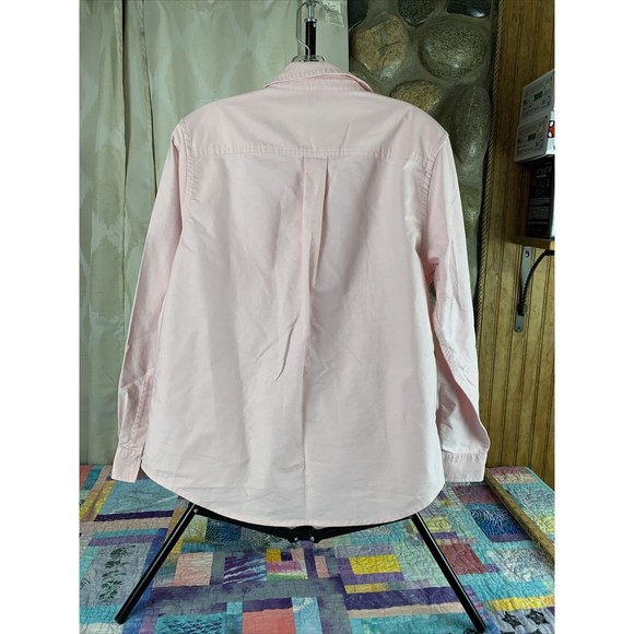 L.L.Bean Woman’s Size S Reg Pink Button Up Long Sleeve Casual Dress Shirt - Picture 5 of 7
